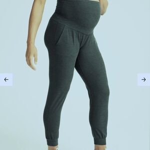 Beyond The Bump Yoga Maternity Leggings Green Size Medium